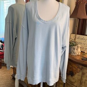 Aerie Light Blue Sweatshirt